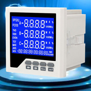 【上海博垒42 96 72 48数显电力仪表三相液晶多功能 电流 电压 功率 频率 电能 数字组合表 485通讯】价格_厂家_图片 -